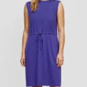 Old Navy purple drawstring-waist dress